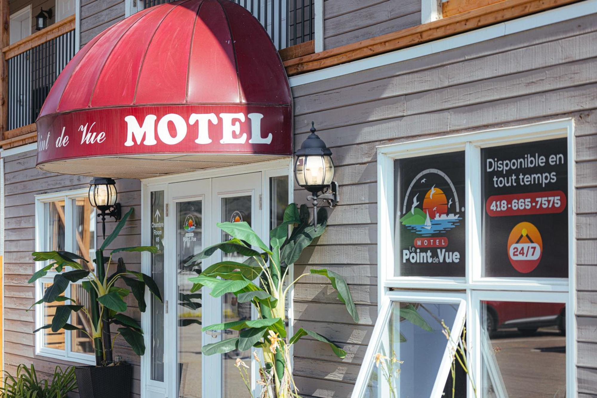 Motel Le Point De Vue La Malbaie Exterior foto