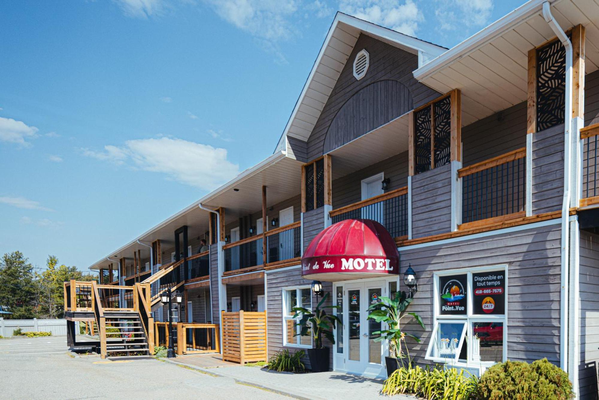 Motel Le Point De Vue La Malbaie Exterior foto